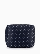 Косметичка-органайзер дорожная на молнии, с карманами, в мелкий горох, тёмно-синяя - Фото 3