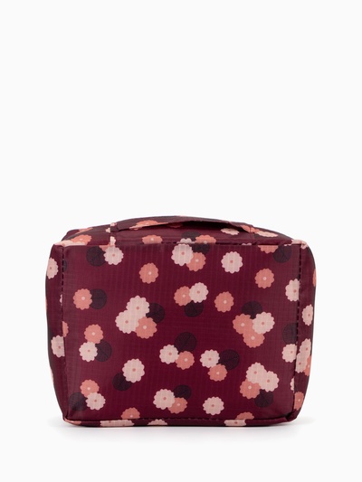 Косметичка на молнии, цвет бордовый