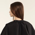 Пеньюар парикмахерский, с пропиткой, цвет чёрный - фото 25563826