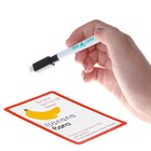 Развивающий набор пиши-стирай «Учимся писать. Vegetables», 15 карт, 4+ - Фото 4