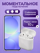 Наушники беспроводные Windigo W22, TWS, вкладыши, Bluetooth 5.0, 40/500 мАч, сенсор, белые глянцевые - Фото 2