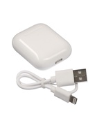 Наушники беспроводные Windigo W22, TWS, вкладыши, Bluetooth 5.0, 40/500 мАч, сенсор, белые глянцевые - Фото 9