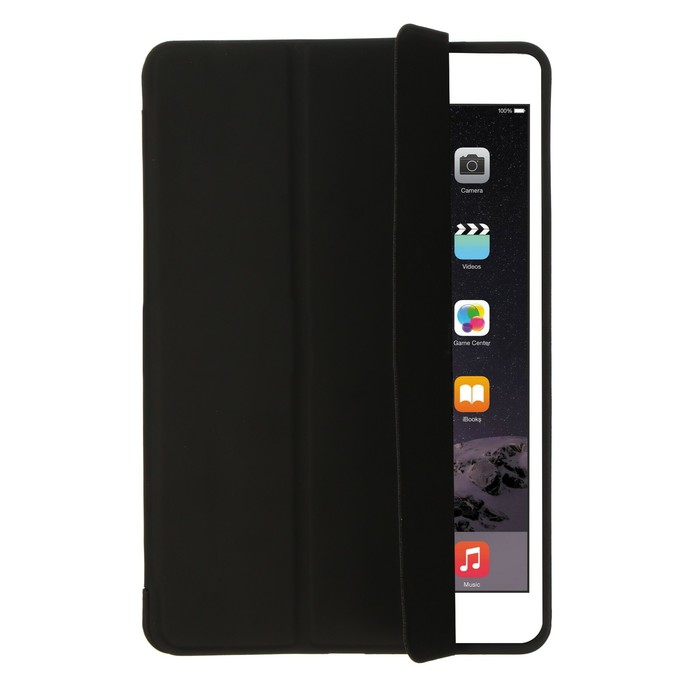 Чехол для iPad mini 4/5, 7.9", кожзам, силикон, черный - Фото 1