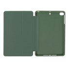 Чехол для iPad mini 4/5, 7.9", кожзам, силикон, темно-зеленый - Фото 2