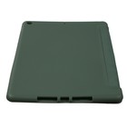 Чехол для iPad 7/8/9, 10.2", кожзам, силикон, темно-зеленый - Фото 5