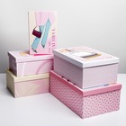 Набор подарочных коробок 5 в 1 «Lady», 22 × 14 × 8.5‒ 32.5 × 20 × 12.5 см - фото 4640614