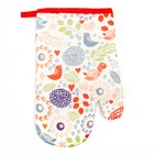 Кухонный набор 2 прихватки «Доляна. Жар-птица» , прихватка 17×23 см, варежка 26×16 см, 100% п/э 7428619