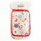 Кухонный набор 2 прихватки «Доляна. Жар-птица» , прихватка 17×23 см, варежка 26×16 см, 100% п/э 7428619