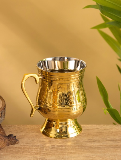 Кружка «Вдохновение», 400 мл, латунь