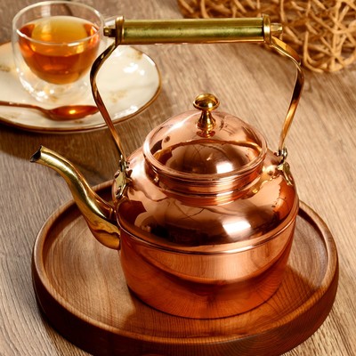 Чайник медный, 1200 мл