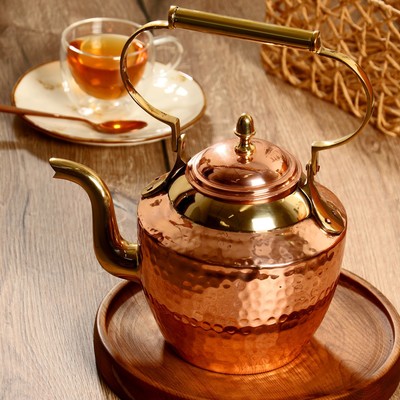 Чайник медный, 1700 мл