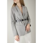 Ремень женский, ширина 3,5 см, винт, пряжка металл, цвет синий 7429756