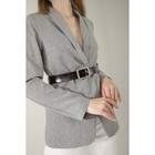 Ремень женский, ширина 3,5 см, винт, пряжка металл, цвет коричневый 7429757