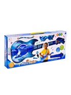 Игрушка музыкальная гитара «Играй и пой», с микрофоном, звуковые эффекты, синяя - Фото 6