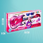 Игрушка музыкальная гитара «Играй и пой», с микрофоном, звуковые эффекты, розовая - Фото 6
