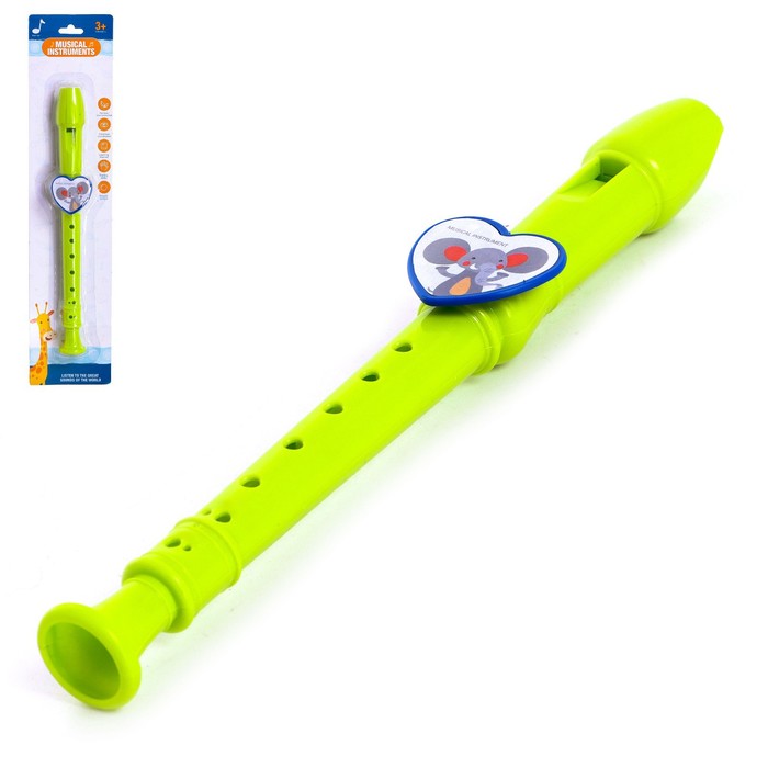 Игрушка музыкальная флейта «Зверята», цвета МИКС - Фото 1