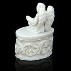 Шкатулка полистоун "Ангел-хранитель" 7х5х4 см - Фото 3
