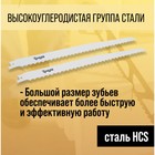 Полотна по дереву для сабельной пилы ТУНДРА, HCS, 275/300×8.5 мм, 2 шт. - Фото 3