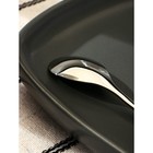 Ложка десертная из нержавеющей стали Magistro «Перо», длина 12.5 см, серебристая - Фото 5