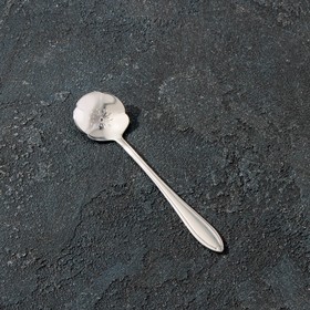 Ложка десертная Magistro «Цветок», длина 12,5 см, цвет серебро