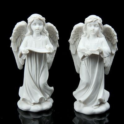 Фигурка полистоун «Ангел-хранитель с книгой», 12.5×6.5×4.5 см, МИКС