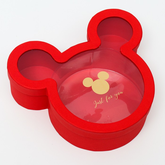 Коробка подарочная, "Красная мышь", 24.6 x 21.6 x 7 см 7128495 - Фото 1