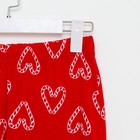 Пижама новогодняя женская (футболка и брюки) KAFTAN "Love", цвет белый/красный, размер 52-54 - Фото 12