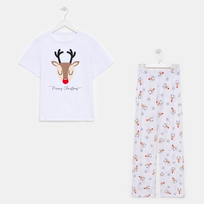 Пижама женская (футболка и брюки) KAFTAN «Deers» размер 48-50