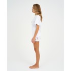 Пижама новогодняя женская (футболка и шорты) KAFTAN "Glintwinter", цвет белый, размер 48-50 - Фото 6
