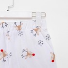 Пижама новогодняя женская (футболка и шорты) KAFTAN "Glintwinter", цвет белый, размер 48-50 - Фото 13