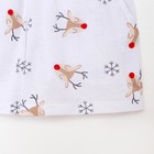 Пижама новогодняя женская (футболка и шорты) KAFTAN "Glintwinter", цвет белый, размер 48-50 - Фото 14