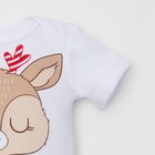 Боди детское «Крошка Я. Оленёнок», рост 62-68 см, белое - Фото 3