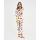 Пижама женская новогодняя (рубашка и брюки) KAFTAN "Тигры" р.52-54 7291347