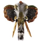 УЦЕНКА Панно настенное "Голова слона" 27х12х30 см 7405529