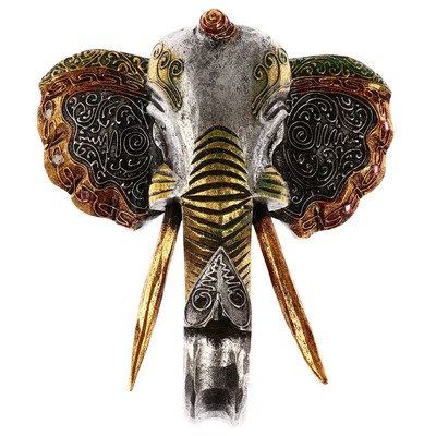 УЦЕНКА Панно настенное "Голова слона" 27х12х30 см