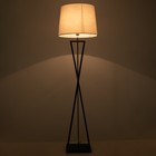 Торшер 16436/1 Е27 40Вт черно-хромовый 41х43х142 см 5572069