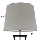 Торшер 16436/1 Е27 40Вт черно-хромовый 41х43х142 см 5572069