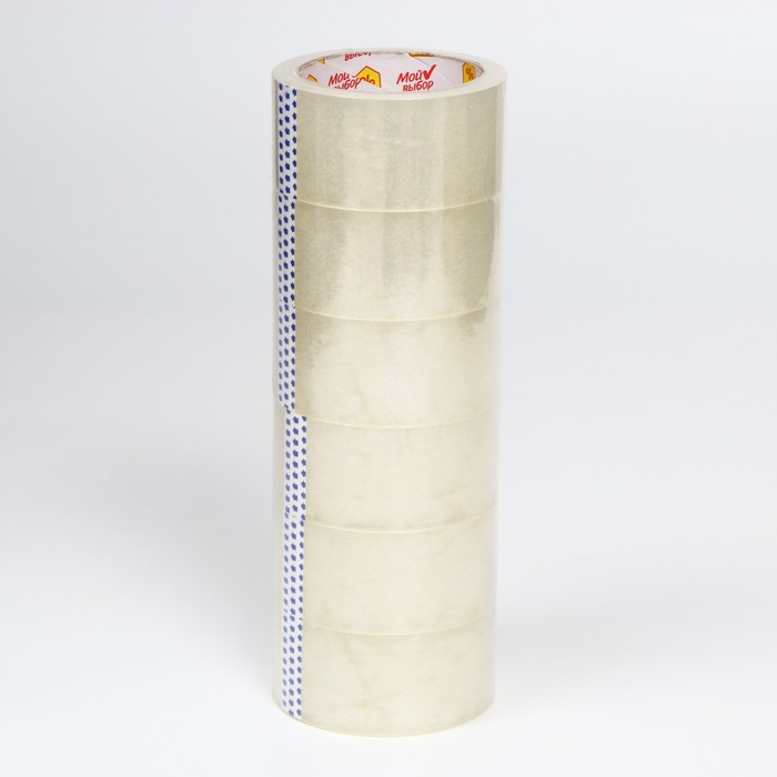 Клейкая лента «Мой выбор», прозрачная, 47 мм × 66 м, 40 мкм - Фото 1