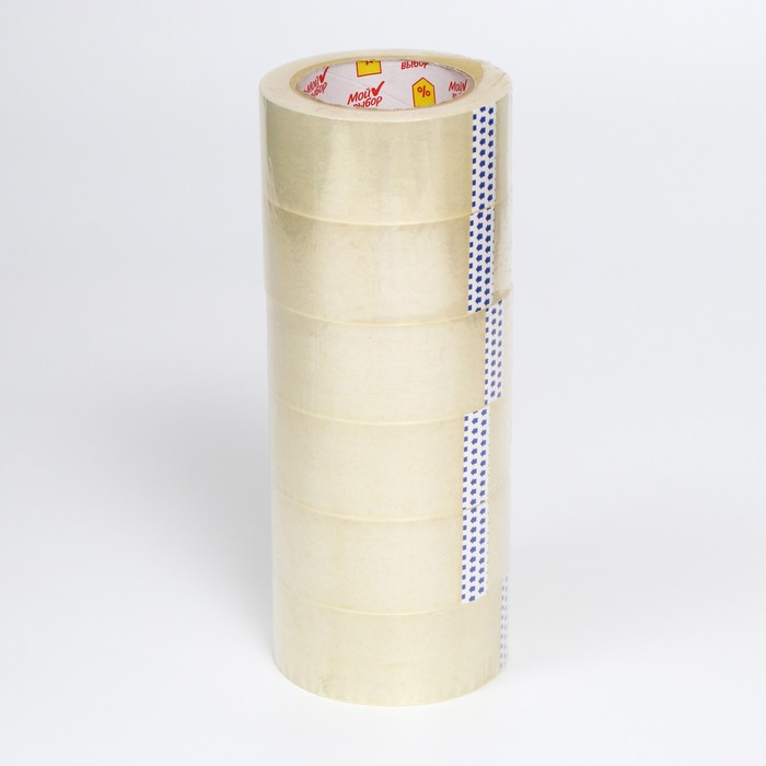 Клейкая лента «Мой выбор», прозрачная, 47 мм × 132 м, 40 мкм - Фото 1