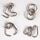 Металлические головоломки «Сообразин», набор 4 шт. - Фото 7