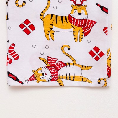 Пижама женская (футболка и брюки) KAFTAN "Тигры" размер 52-54