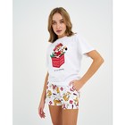 Пижама женская новогодняя (футболка и шорты) KAFTAN "Тигры" р.48-50 - фото 54724293