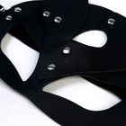 Карнавальная маска «Кошка», цвет чёрный - Фото 4