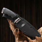Нож охотничий "Плёс" сталь - 95х18. рукоять - сталь / резина, 25 см - Фото 3