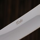 Нож охотничий "Плёс" сталь - 95х18. рукоять - сталь / резина, 25 см - Фото 4