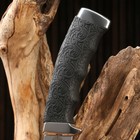 Нож охотничий "Плёс" сталь - 95х18. рукоять - сталь / резина, 25 см - Фото 5