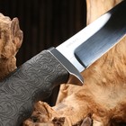 Нож охотничий "Плёс" сталь - 95х18. рукоять - сталь / резина, 25 см - Фото 6