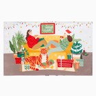 Набор кухонный «Новый год: Уютный дом» подставка, полотенце, формочка - Фото 2