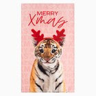 Новогодний подарочный набор кухонный Merry Xmas подставка, полотенце, формочка 7433698