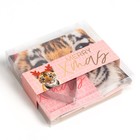 Новогодний подарочный набор кухонный Merry Xmas подставка, полотенце, формочка 7433698